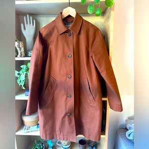Everlane Mac Coat Rust